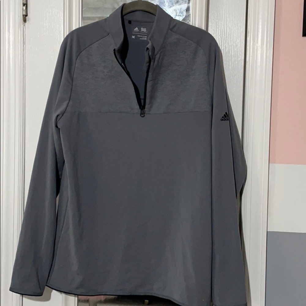 Adidas grey quarter zip